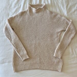 American Eagle Outfitters Cream Knit Sweater